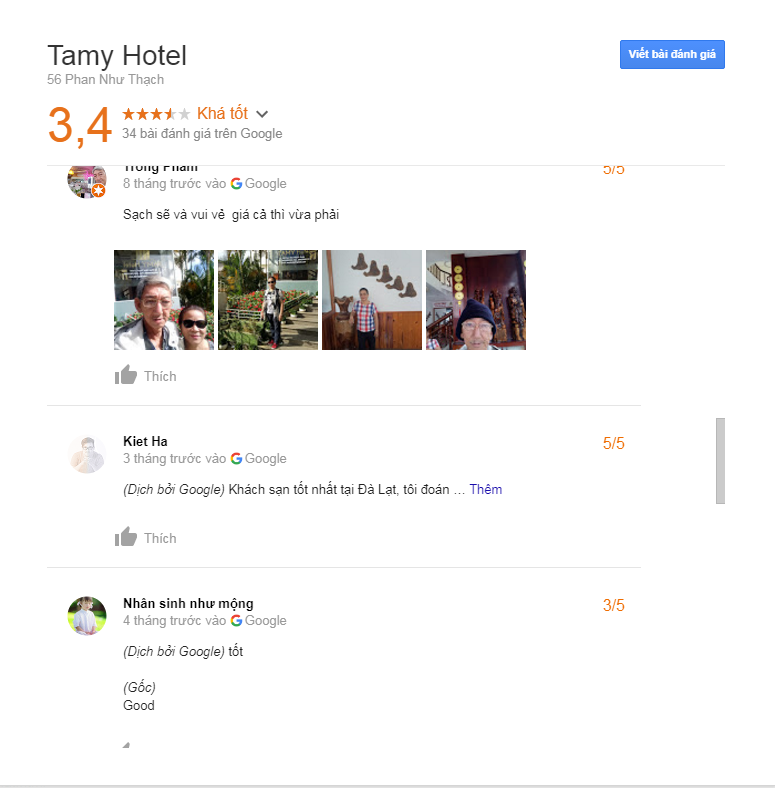 Khách sạn Tamy Đà Lạt