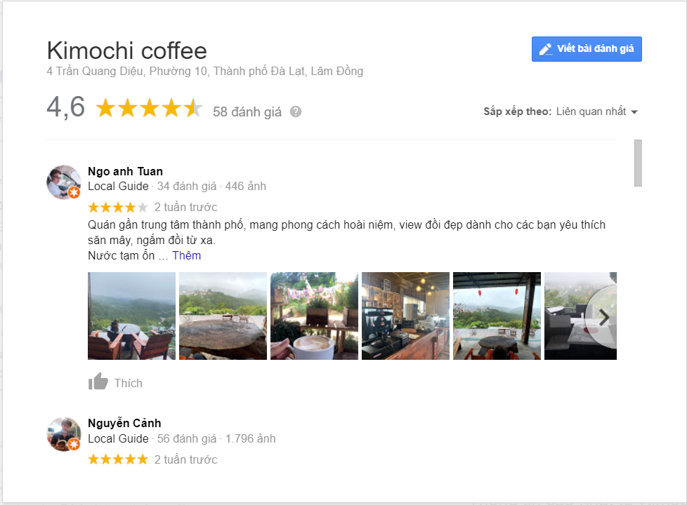 kimochi coffee đà lạt review