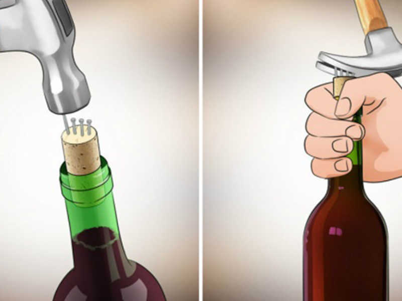 cách mở rượu vang