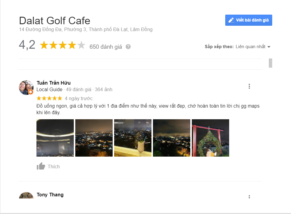 cafe Dalat Golf review